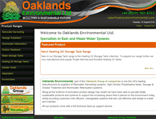 Tablet Screenshot of oaklandsenvironmental.com